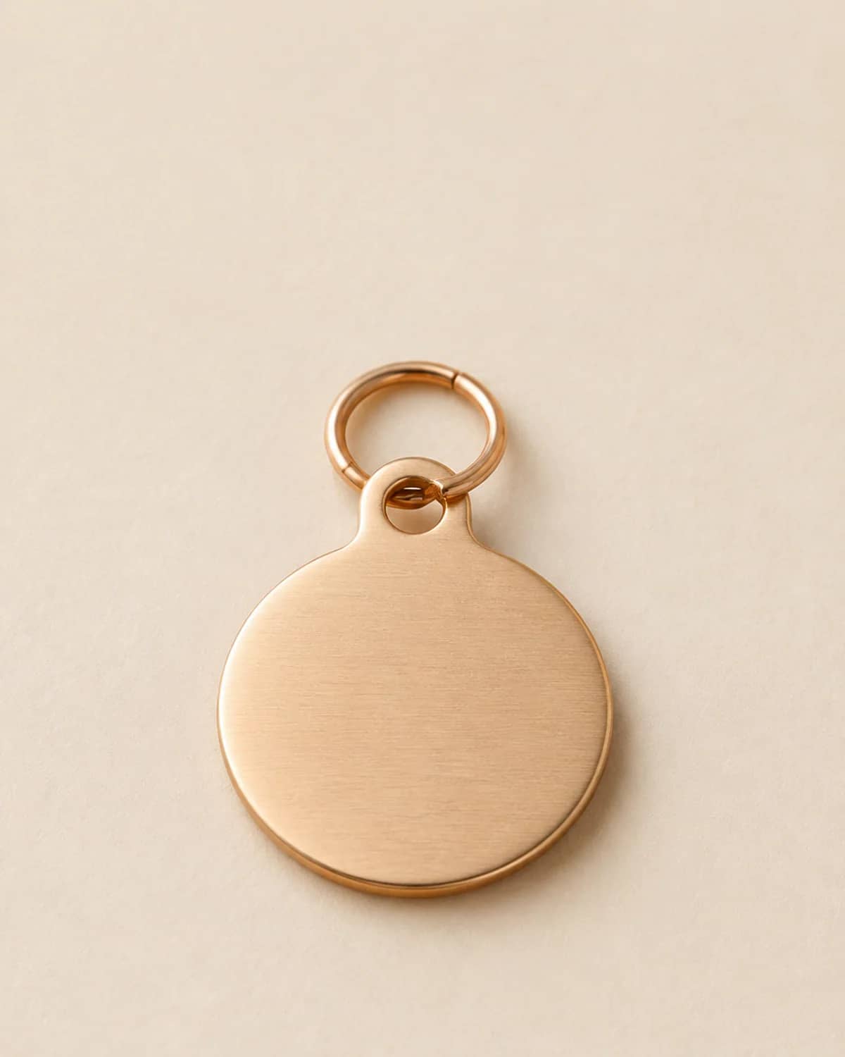 Brushed Metal ID Tag