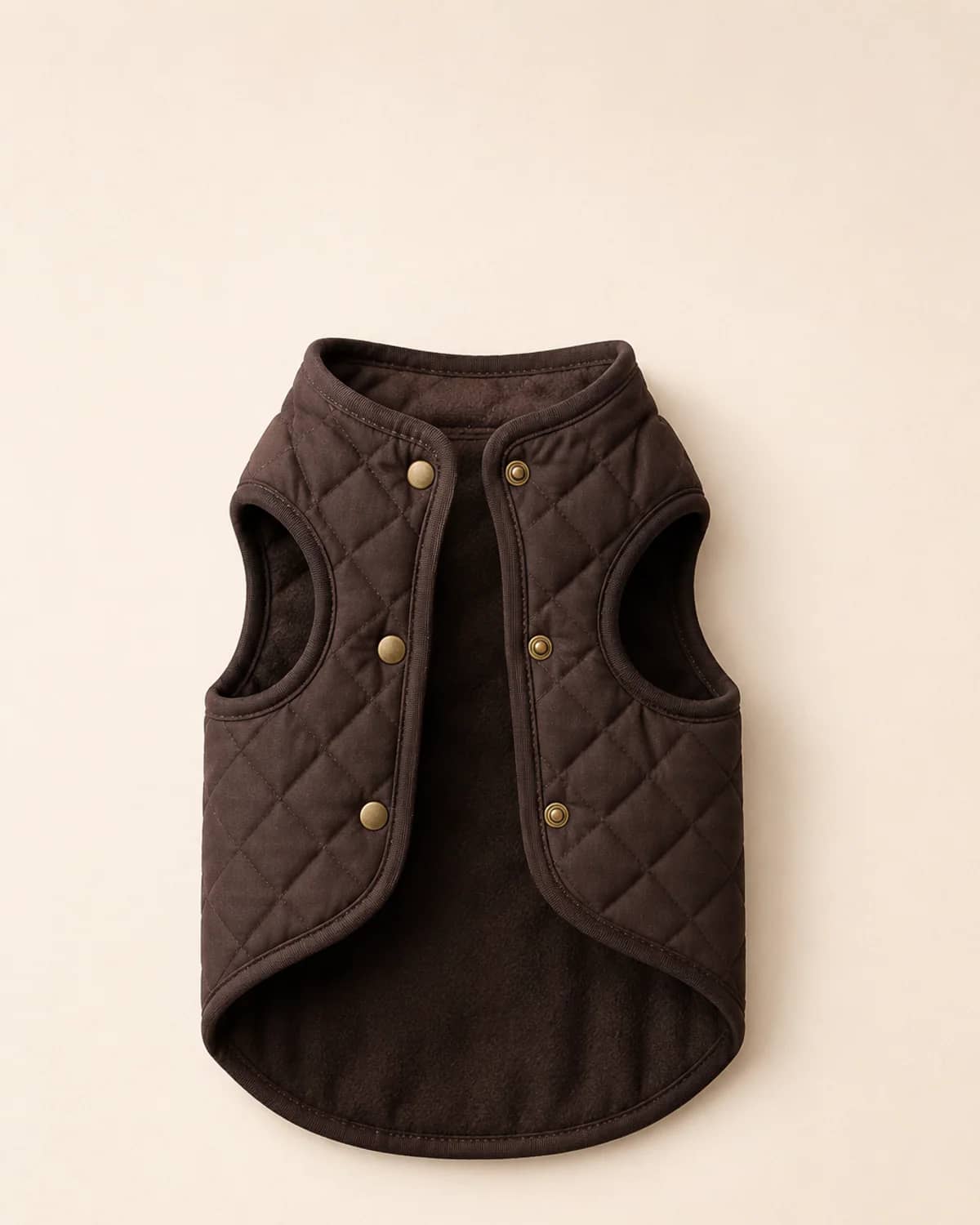 Espresso Quilted Vest