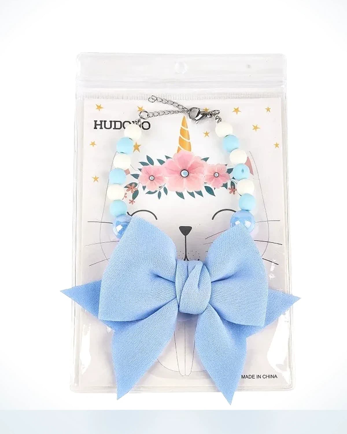 Azure Tulle Bow